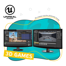 Unreal Engine 4. Игровой движок - КИБЕРшкола программирования для детей, компьютерные курсы для школьников, начинающих и подростков - KIBERone г. Батайск