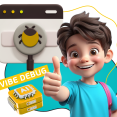Тестирование & Vibe Debug. Охотники за багами - КИБЕРшкола программирования для детей, компьютерные курсы для школьников, начинающих и подростков - KIBERone г. Батайск