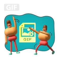 Gif-анимация - КИБЕРшкола программирования для детей, компьютерные курсы для школьников, начинающих и подростков - KIBERone г. Батайск