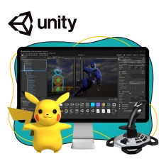Мир игр на Unity 2D на популярном движке + AI-помощники - КИБЕРшкола программирования для детей, компьютерные курсы для школьников, начинающих и подростков - KIBERone г. Батайск