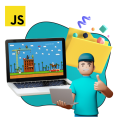 Программирование на JavaScript. Учимся создавать игры! - КИБЕРшкола программирования для детей, компьютерные курсы для школьников, начинающих и подростков - KIBERone г. Батайск
